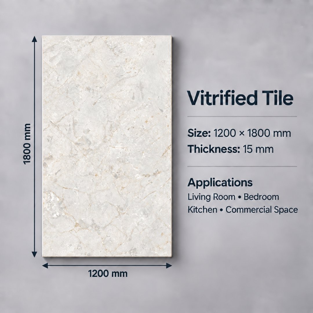 AL Myra Grey Marble & Stone Living Area Tiles - My Home Studio